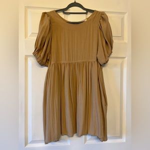 Tan Vestique dress
